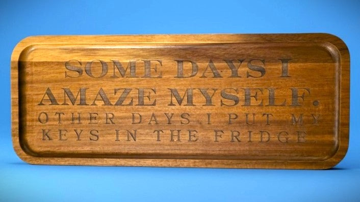 Personalized Serving Tray