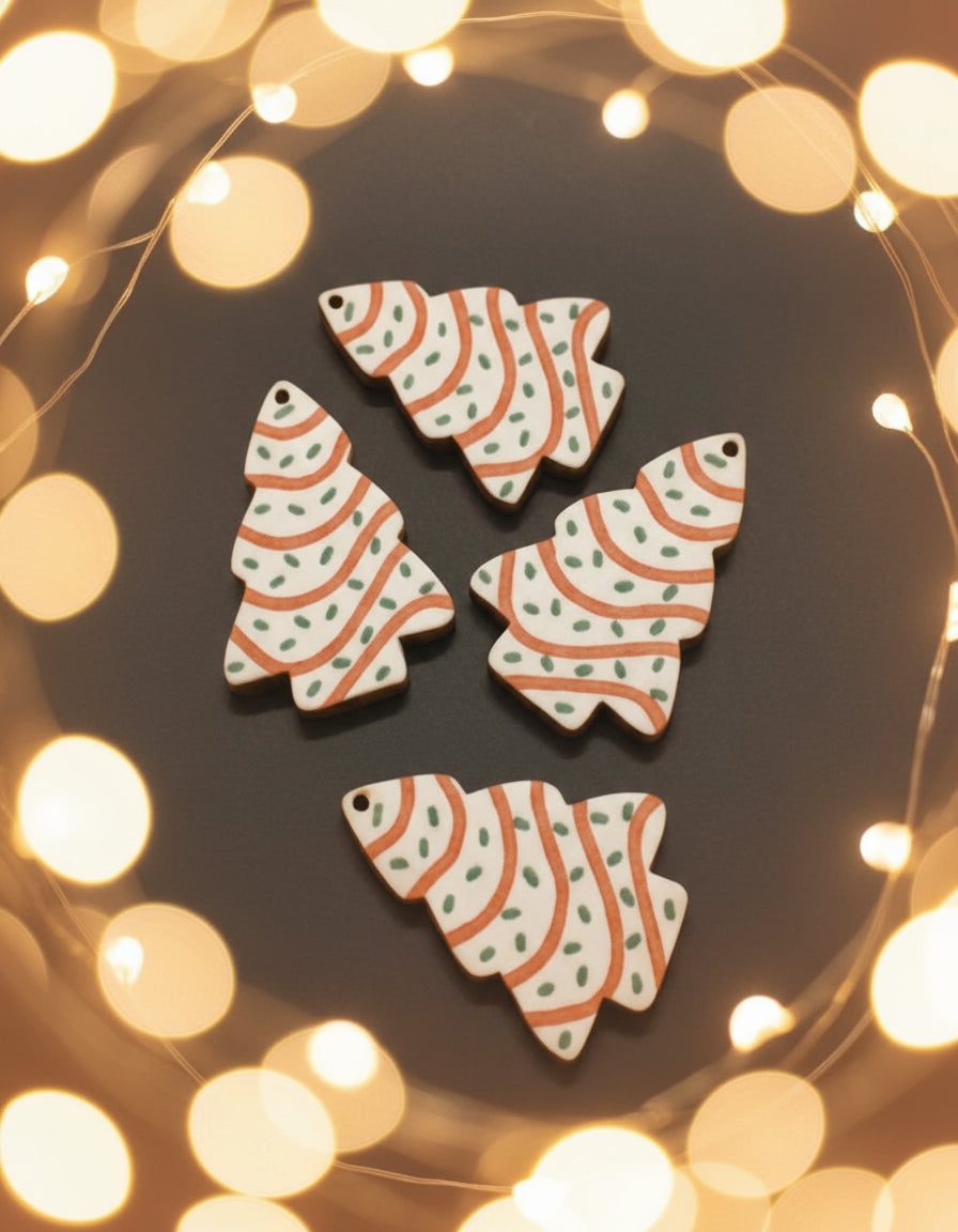 Oh Christmas Tree Cake Earrings