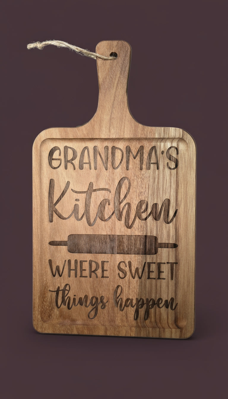 Grandma's Kitchen Cutting Board