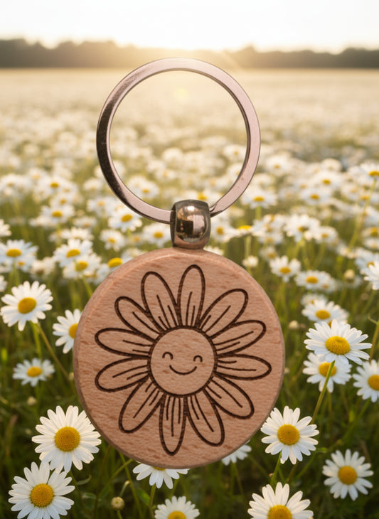 Miscellaneous Image on Round Keychain - 2-Sided