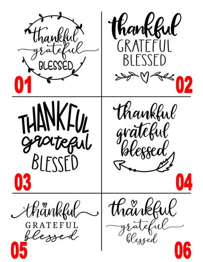 Phone Stand - Thankful Grateful Blessed