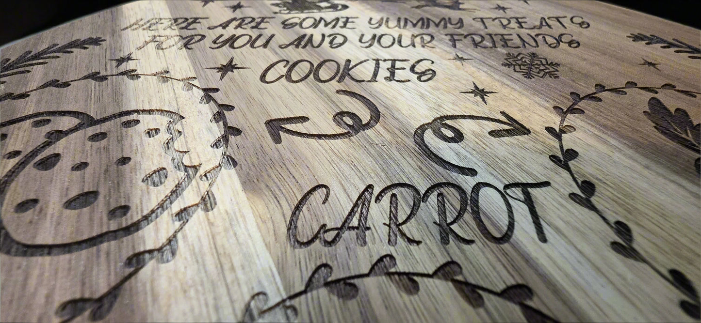 Santa Snacks Cutting Board - 01