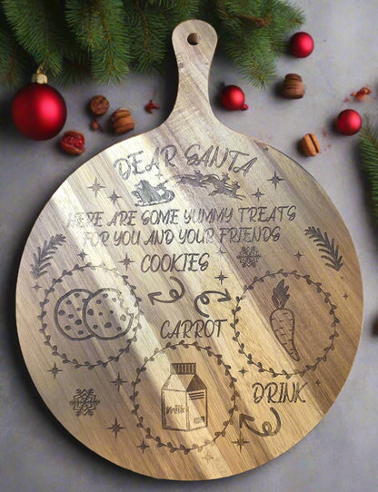 Santa Snacks Cutting Board - 01